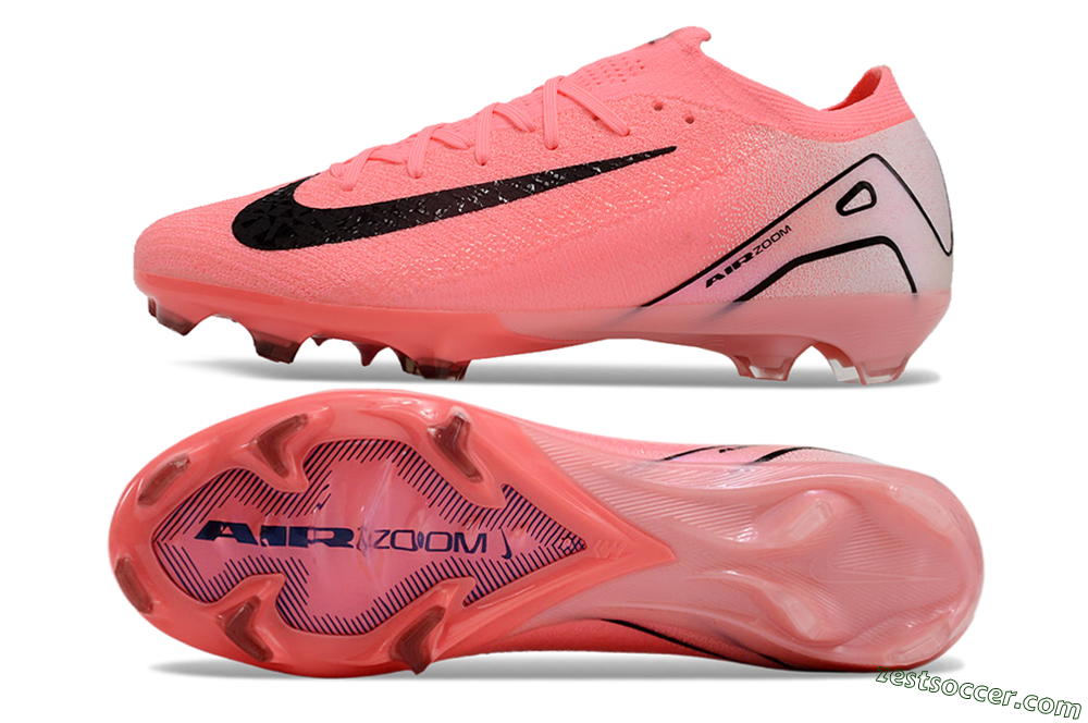 Nike Air Zoom Mercurial Vapor 16 Elit FG Low-Tops Soccer Cleats - Pink/Black 1