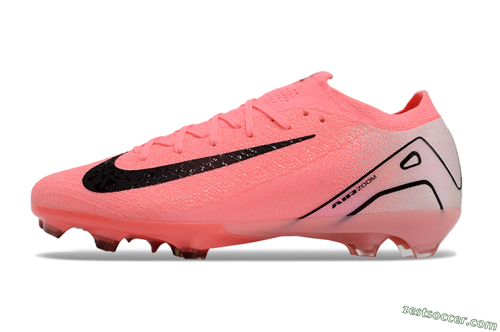Nike Air Zoom Mercurial Vapor 16 Elit FG Low-Tops Soccer Cleats - Pink/Black 2