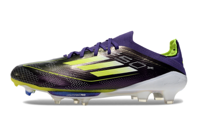 Adidas F50 Lightstrike Pro FG Low-Tops Soccer Cleats - Purple/Yellow/Blue