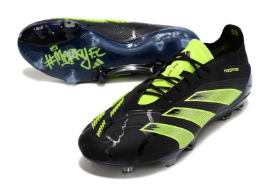 Adidas Predator Accuracy+ FG Low-Tops Soccer Cleats - Black/Yellow