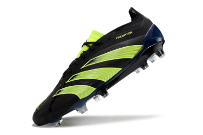 Adidas Predator Accuracy+ FG Low-Tops Soccer Cleats - Black/Yellow