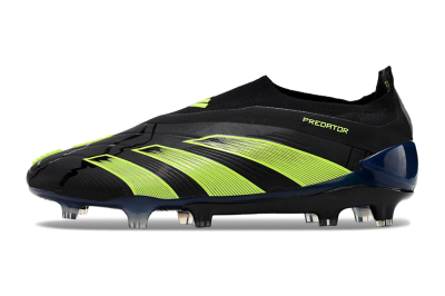 Adidas Predator Accuracy+ FG Low-Tops Soccer Cleats - Black/Yellow/Blue