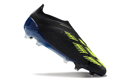 Adidas Predator Accuracy+ FG Low-Tops Soccer Cleats - Black/Yellow/Blue
