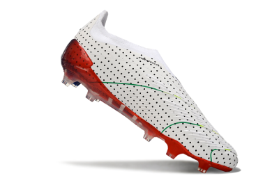 Adidas Predator Accuracy+ Laceless 24 Euphoria FG Low-Tops Soccer Cleats - White/Silver/Blue