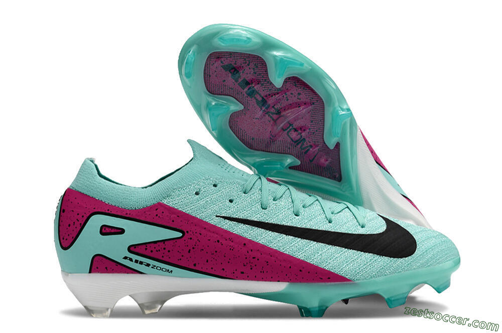 Nike Air Zoom Mercurial Vapor 16 Elite FG Low-Tops Soccer Cleats - Baltic Blue/Red/Black 0