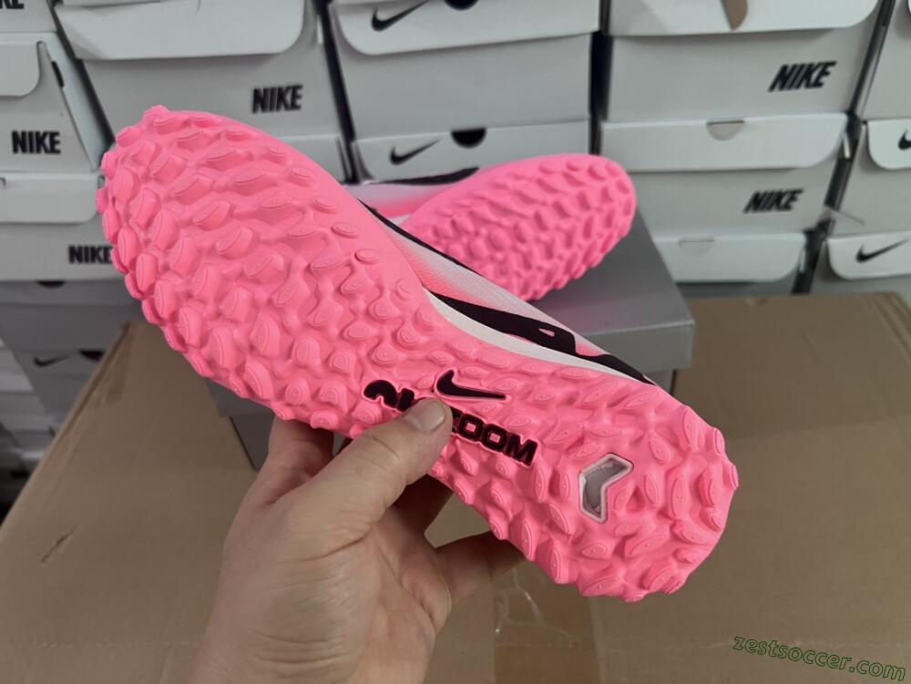 Nike Air Zoom Mercurial Superfly 9 Elite TF High-Tops Soccer Cleats - Pink/Pink/Black