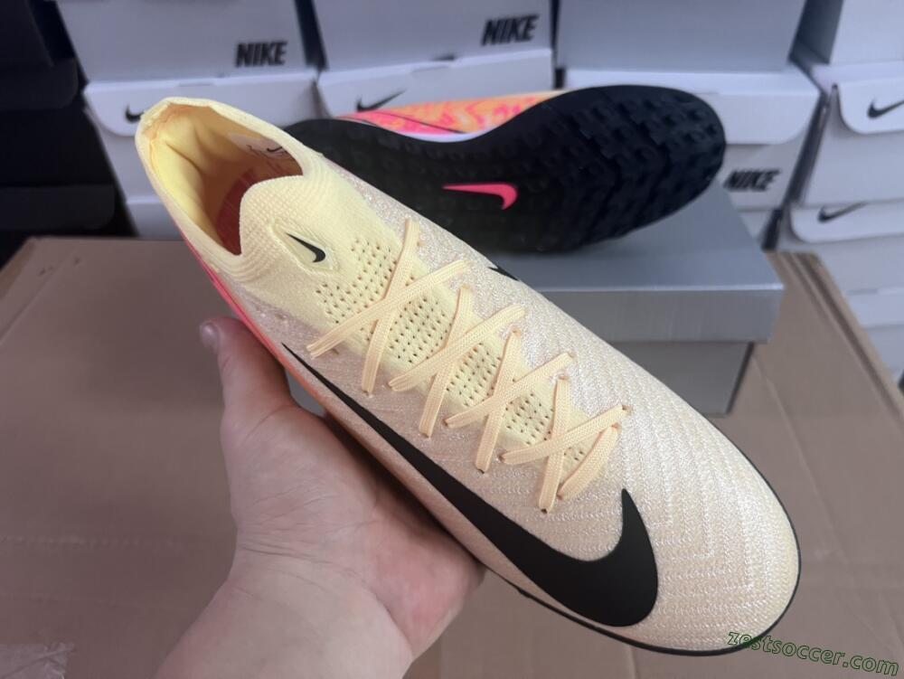Nike Air Zoom Mercurial Vapor 16 Elite TF Low-Tops Soccer Shoes - Yellow/Black/Orange