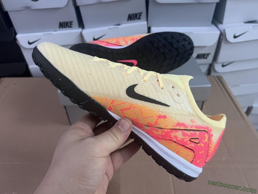 Nike Air Zoom Mercurial Vapor 16 Elite TF Low-Tops Soccer Shoes - Yellow/Black/Orange