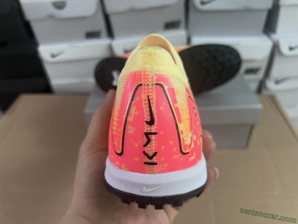 Nike Air Zoom Mercurial Vapor 16 Elite TF Low-Tops Soccer Shoes - Yellow/Black/Orange