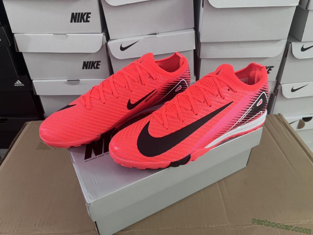 Nike Air Zoom Mercurial Vapor 16 Elite TF Low-Tops Soccer Shoes - Red/Black/White
