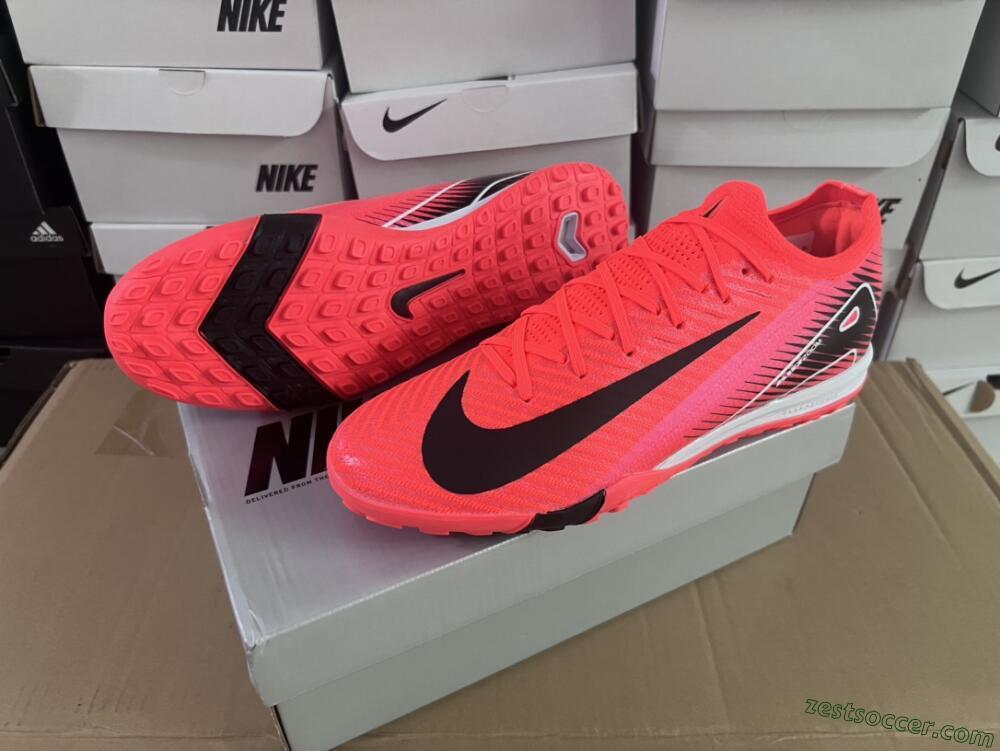 Nike Air Zoom Mercurial Vapor 16 Elite TF Low-Tops Soccer Shoes - Red/Black/White