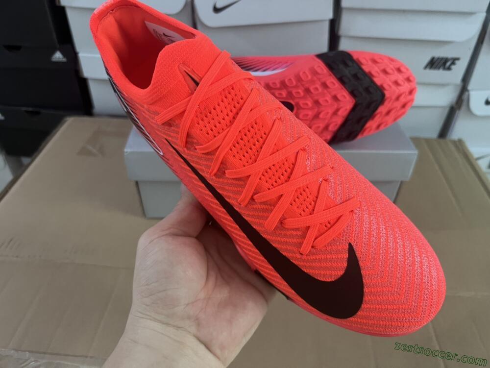 Nike Air Zoom Mercurial Vapor 16 Elite TF Low-Tops Soccer Shoes - Red/Black/White