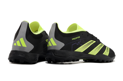 Adidas Predator 24 Elite TF Low-Tops Soccer Shoes - Black/Yellow/Grey