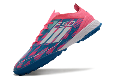 Adidas F50 Elite TF Low-Tops Soccer Shoes - Blue/Pink/White