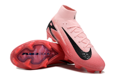 Nike Air Zoom Mercurial Superfly 10 Elite FG High-Tops Soccer Cleats - Pink/Black