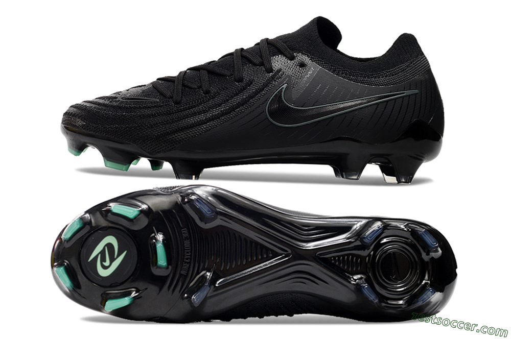 Nike Phantom Luna Elite NU FG Low-Tops Soccer Cleats - Black/Blue 1