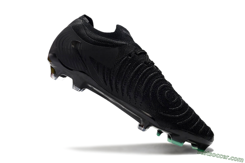 Nike Phantom Luna Elite NU FG Low-Tops Soccer Cleats - Black/Blue 4
