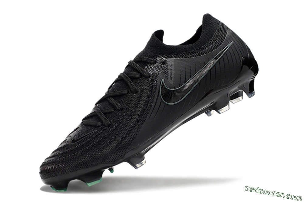 Nike Phantom Luna Elite NU FG Low-Tops Soccer Cleats - Black/Blue 5