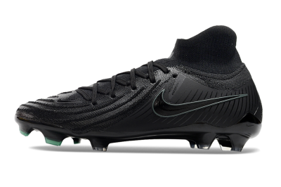 Nike Phantom Luna Elite NU FG High-Tops Soccer Cleats - Black/Blue
