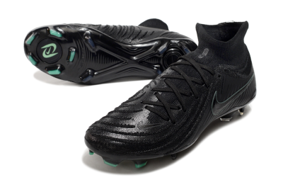 Nike Phantom Luna Elite NU FG High-Tops Soccer Cleats - Black/Blue