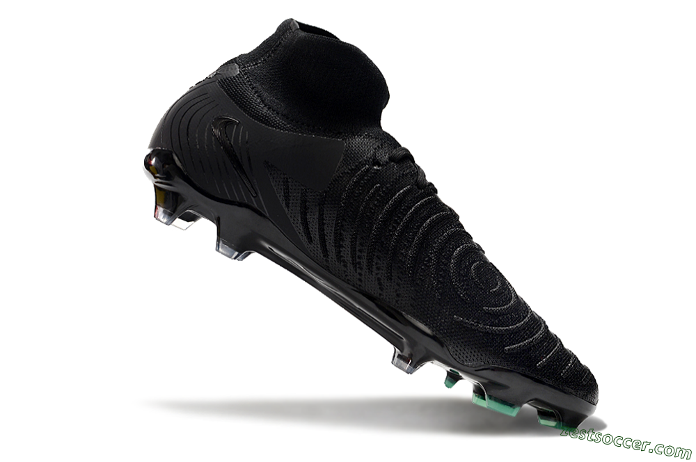 Nike Phantom Luna Elite NU FG High-Tops Soccer Cleats - Black/Blue 3