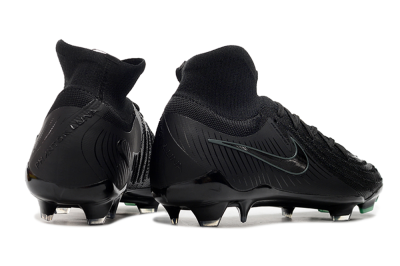 Nike Phantom Luna Elite NU FG High-Tops Soccer Cleats - Black/Blue