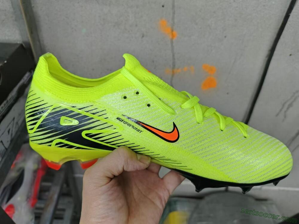 Nike Air Zoom Mercurial Vapor 16 Elite FG Low-Tops Soccer Cleats - Yellow/Orange/Black