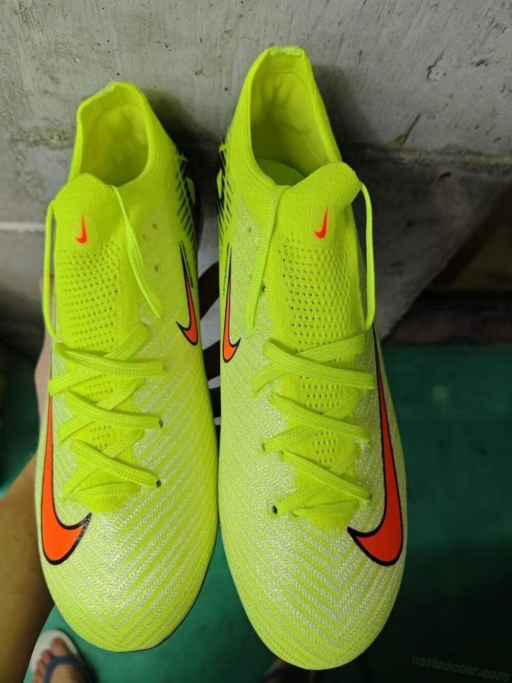 Nike Air Zoom Mercurial Vapor 16 Elite FG Low-Tops Soccer Cleats - Yellow/Orange/Black