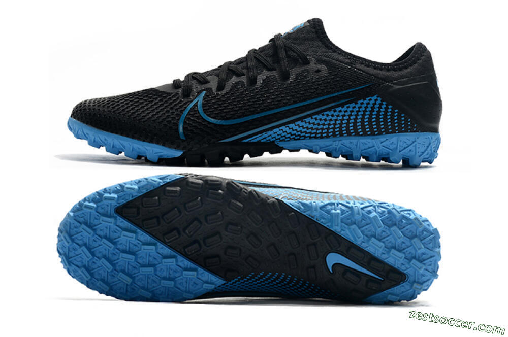 Nike Mercurial Vapor 13 Pro TF Low-Tops Soccer Shoes - Black/Blue 1