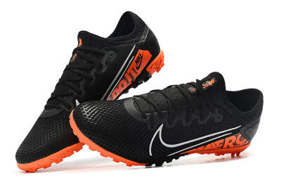 Nike Mercurial Vapor 13 Pro TF Low-Tops Soccer Shoes - Black/Orange