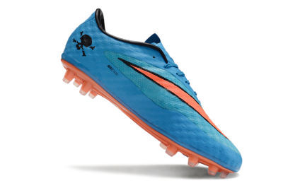 Nike Hypervenom Phantom FG Low-Tops Soccer Cleats - Blue/Orange