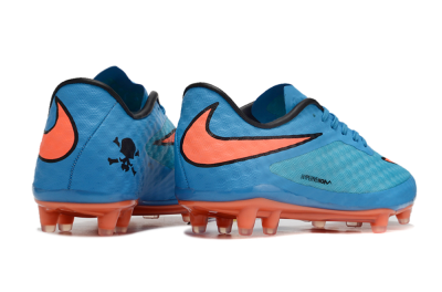 Nike Hypervenom Phantom FG Low-Tops Soccer Cleats - Blue/Orange