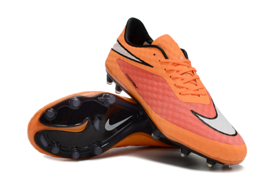Nike Hypervenom Phantom FG Low-Tops Soccer Cleats - Orange/White