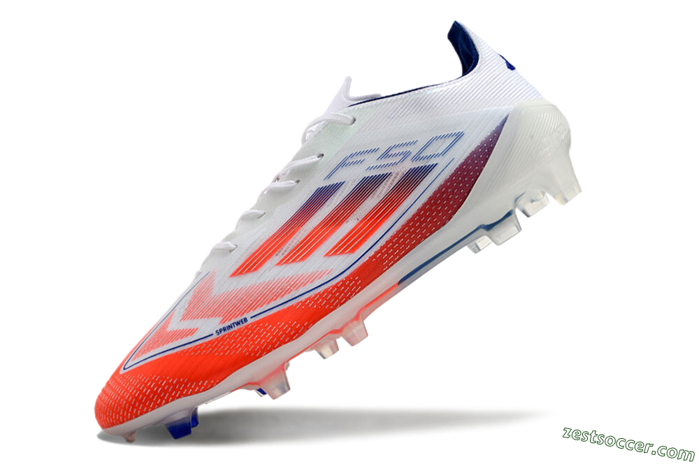 Adidas F50 Elite FG Low-Tops Soccer Cleats - Red/Blue/White 5