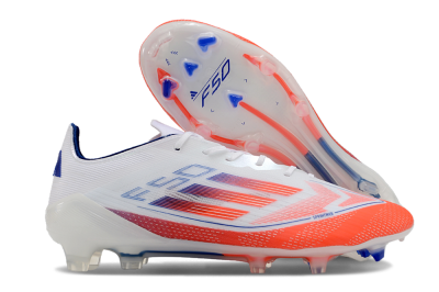 Adidas F50 Elite FG Low-Tops Soccer Cleats - Red/Blue/White