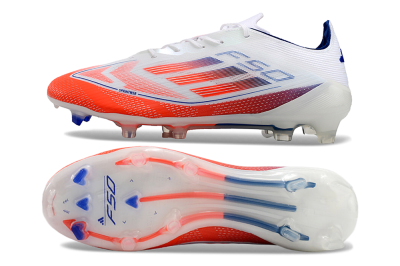 Adidas F50 Elite FG Low-Tops Soccer Cleats - Red/Blue/White