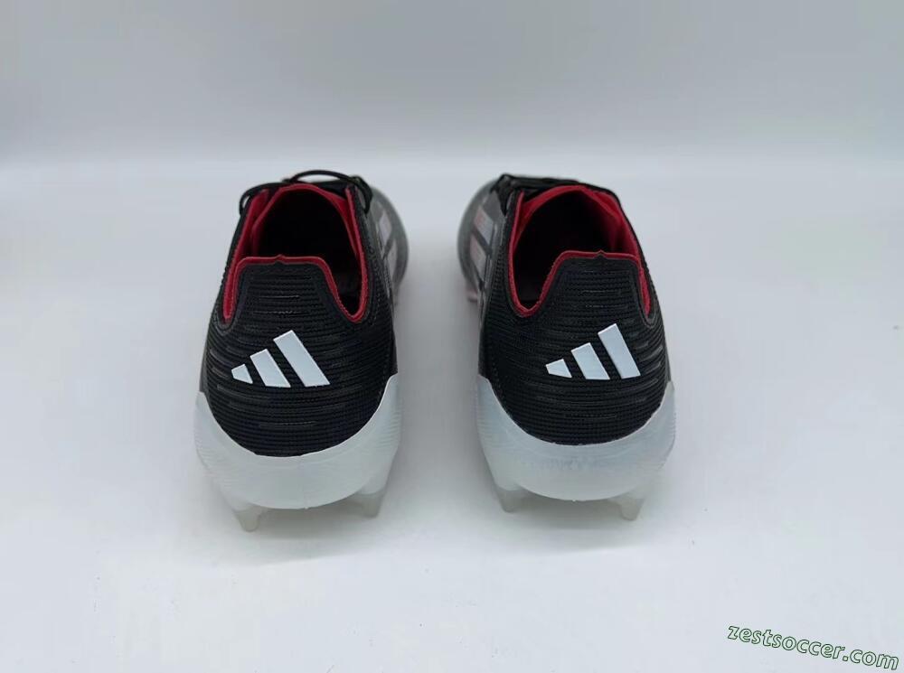 Adidas F50 Elite FG Low-Tops Soccer Cleats - Black/Red/White