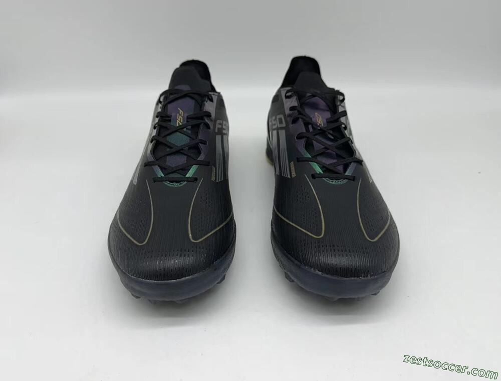Adidas F50 Elite TF Low-Tops Soccer Shoes - Black/Yellow/White