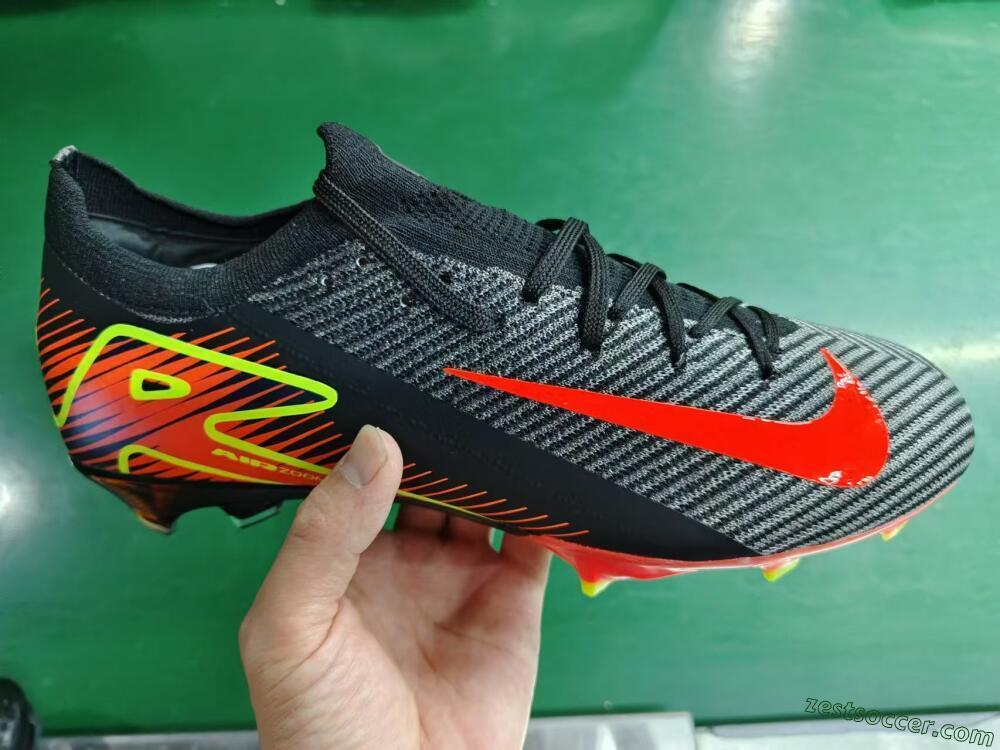 Nike Air Zoom Mercurial Vapor 16 Elite FG Low-Tops Soccer Cleats - Black/Red/Yellow
