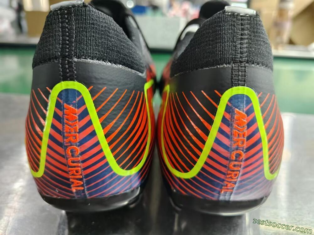 Nike Air Zoom Mercurial Vapor 16 Elite FG Low-Tops Soccer Cleats - Black/Red/Yellow