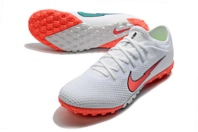 Nike Mercurial Vapor 13 Pro TF Low-Tops Soccer Shoes - White/Red