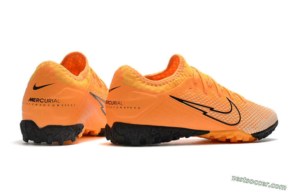 Nike Mercurial Vapor 13 Pro TF Low-Tops Soccer Shoes - Orange/Black 6