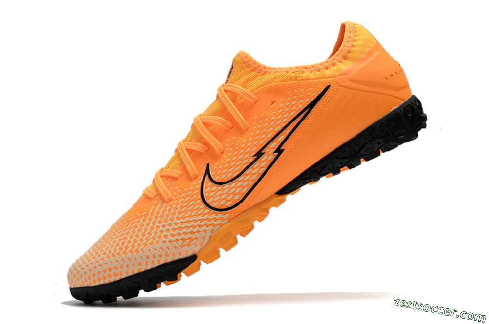 Nike Mercurial Vapor 13 Pro TF Low-Tops Soccer Shoes - Orange/Black 5