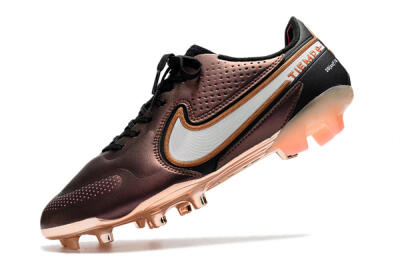 Nike Tiempo Legend 9 Elite FG Low-Tops Soccer Cleats - Gold/White/Black
