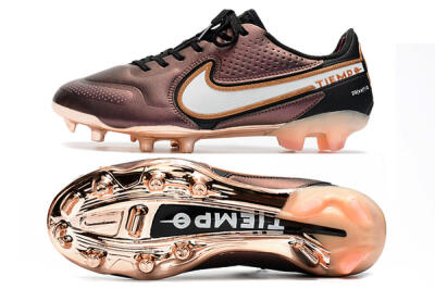 Nike Tiempo Legend 9 Elite FG Low-Tops Soccer Cleats - Gold/White/Black