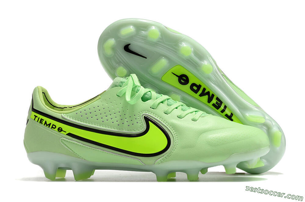 Nike Tiempo Legend 9 Elite FG Low-Tops Soccer Cleats - Yellow/Black 0