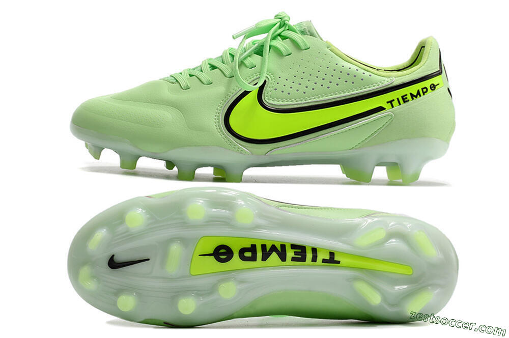 Nike Tiempo Legend 9 Elite FG Low-Tops Soccer Cleats - Yellow/Black 1