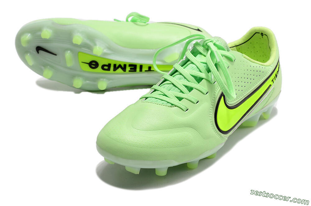 Nike Tiempo Legend 9 Elite FG Low-Tops Soccer Cleats - Yellow/Black 3