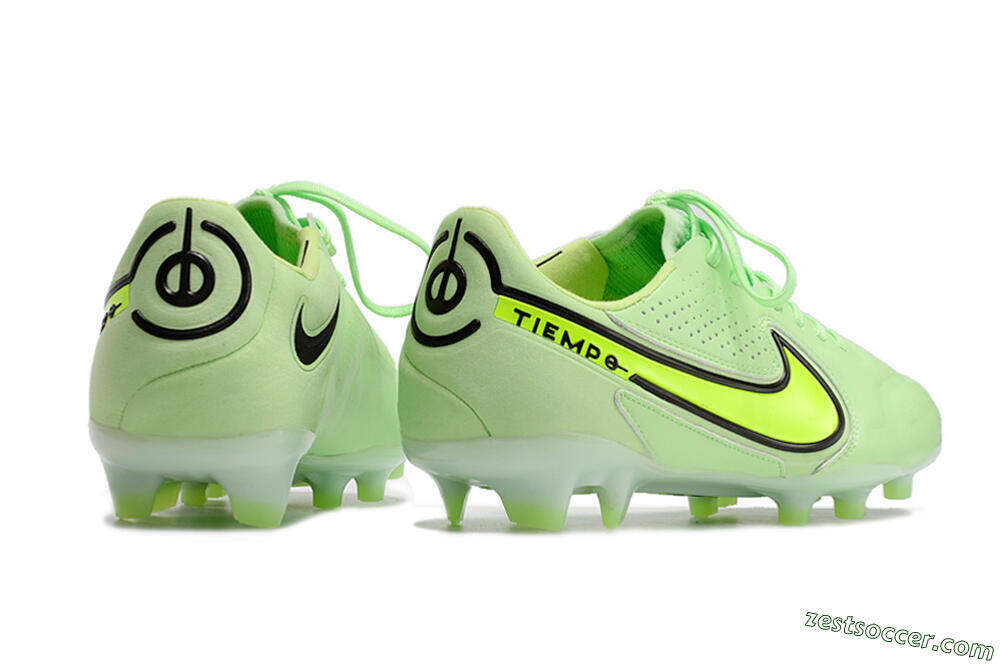 Nike Tiempo Legend 9 Elite FG Low-Tops Soccer Cleats - Yellow/Black 6