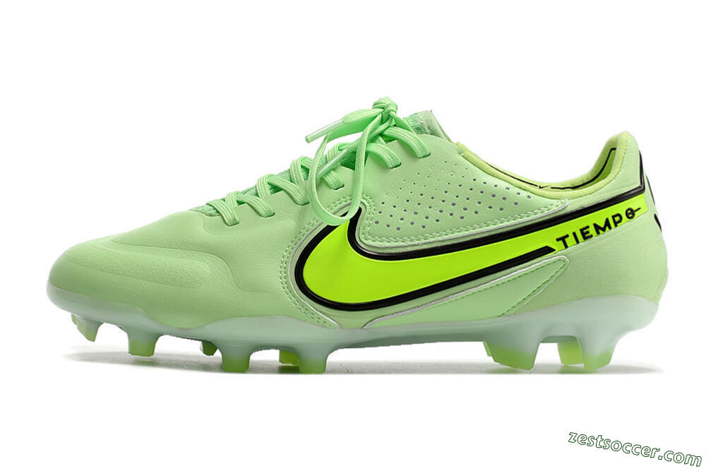Nike Tiempo Legend 9 Elite FG Low-Tops Soccer Cleats - Yellow/Black 2
